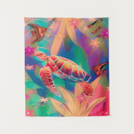 Sea Turtle Fantasy Scene Small