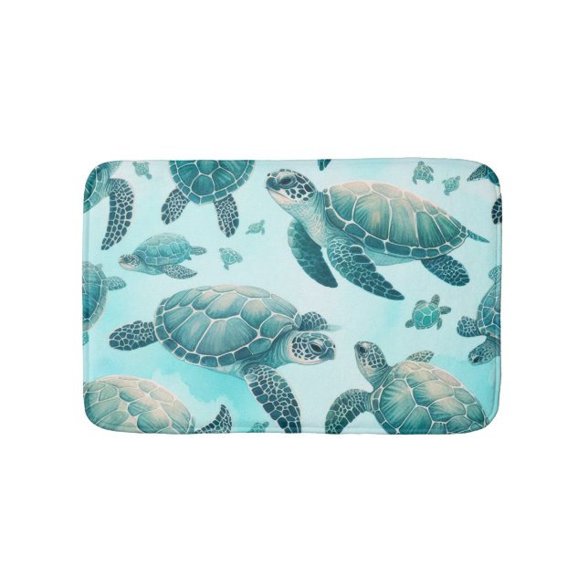 Sea Turtle Friends Badrumsmatta (Framsidan)