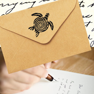 Sea Turtle Frimärke Självfärgande Stämpel