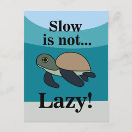 Sea Turtle Funny Vykort