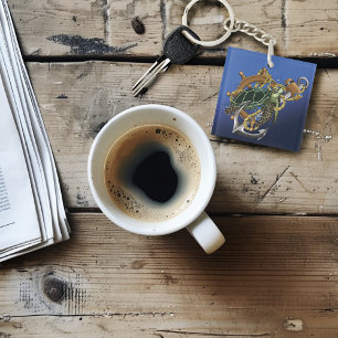 Sea Turtle Grönt Blue QR-kod