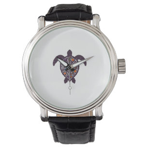 Sea Turtle Halloween Spider-webben Pumpkin Ghost H Armbandsur
