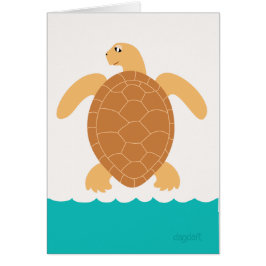 Sea Turtle Hälsningskort