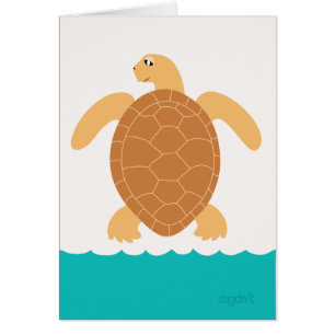 Sea Turtle Hälsningskort