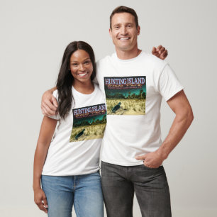 SEA TURTLE - HUNTING ISLAND - SOUTH CAROLINA US T SHIRT