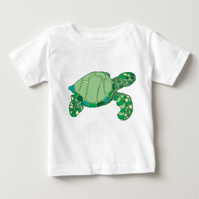 Sea Turtle Infant Shirt T-shirt (Framsida)
