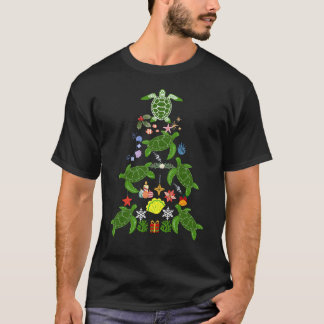 Sea Turtle Julgran Ornament T-Shirt