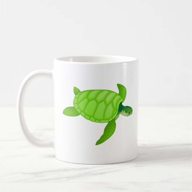 Sea Turtle Kaffemugg (Vänster)