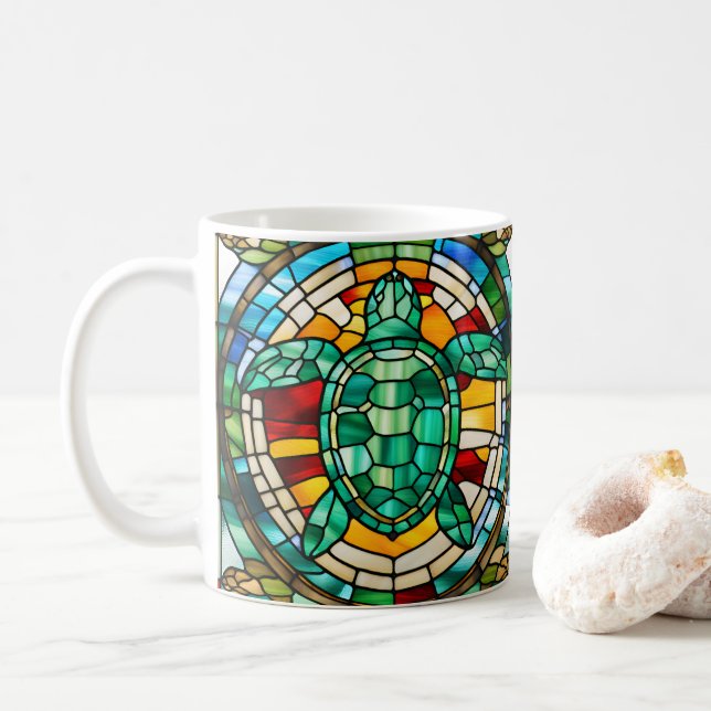 Sea Turtle Kaffemugg (Med munk)