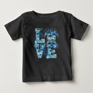 Sea Turtle Kärlek Shirt Ocean Beach Djur älskare T