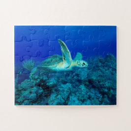 Sea Turtle Kids Jigszle Puzzle Pussel