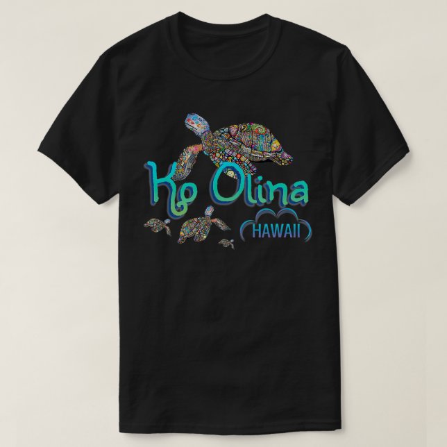Sea Turtle Ko Olina Hawaii Hawaii Vacation T Shirt (Design framsida)