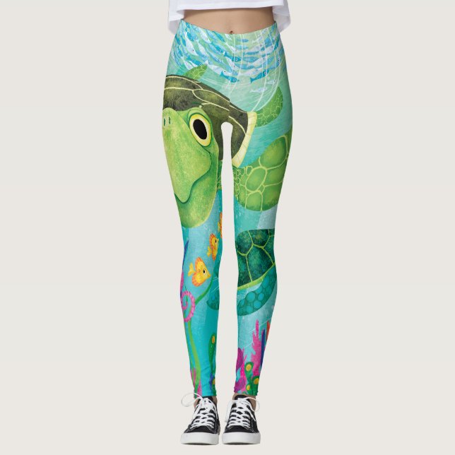 Sea Turtle Leggings (Framsida)