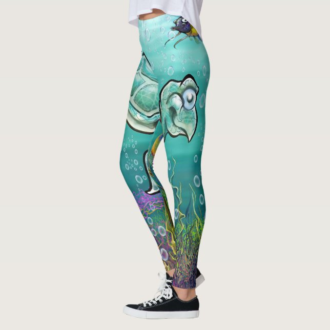 Sea Turtle Leggings (Vänster)