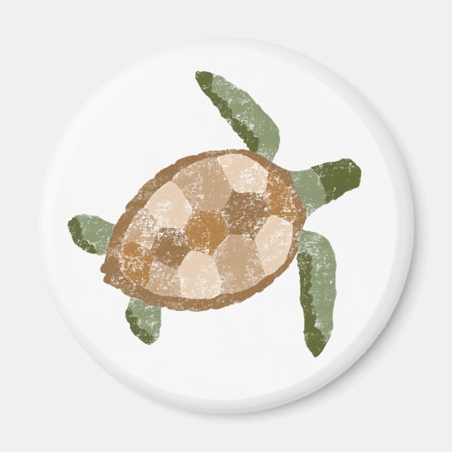 Sea Turtle Magnet (Framsidan)