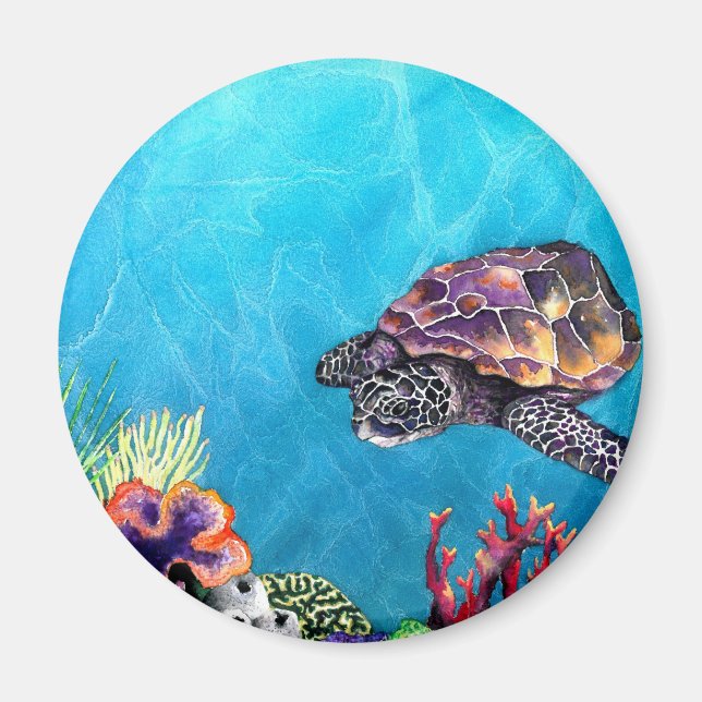 Sea Turtle Magnet (Framsidan)