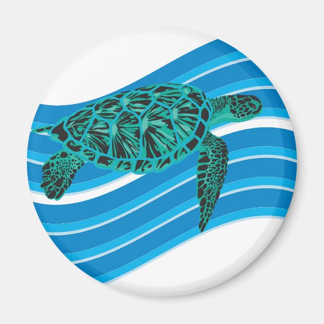 Sea Turtle Magnet (Framsidan)