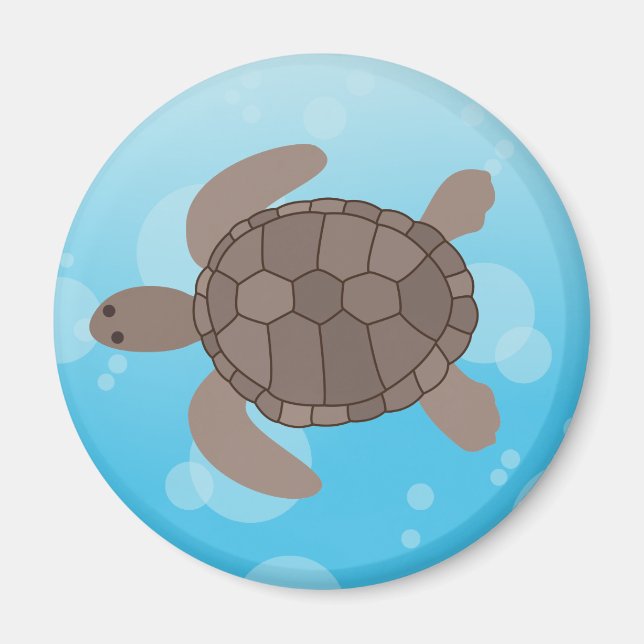 Sea Turtle Magnet (Framsidan)