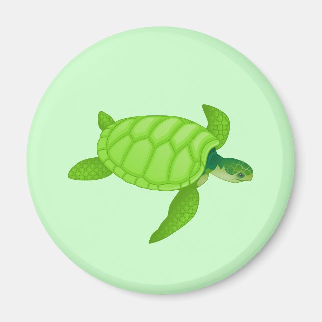 Sea Turtle Magnet (Framsidan)