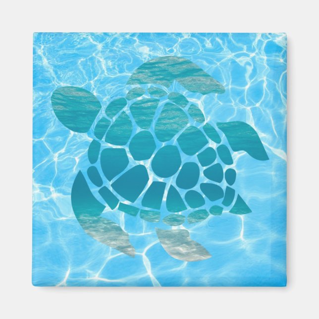 Sea Turtle Magnet (Framsidan)