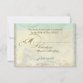 Sea Turtle Modern Coastal Ocean Beach Swirls Stil OSA Kort