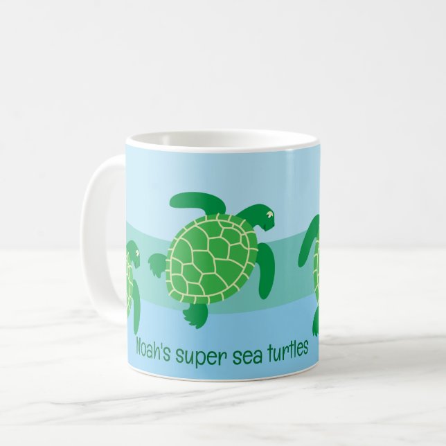 Sea Turtle Mugg (Framsida vänster)
