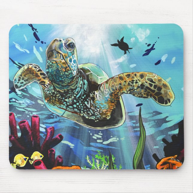 Sea Turtle Musmatta (Framsidan)