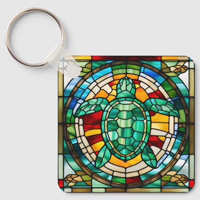 Sea Turtle Nyckelring (Framsida)