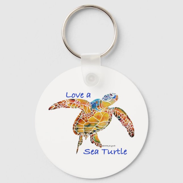 Sea Turtle Nyckelring (Framsida)