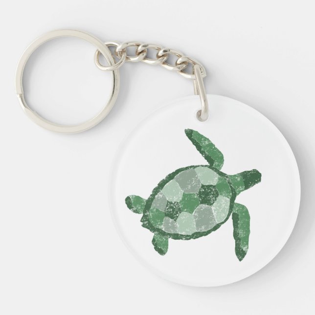 Sea Turtle Nyckelring (Framsidan)