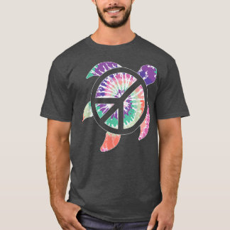 Sea Turtle Ocean Tie Dye Färg Hippie Costume Hipp T Shirt