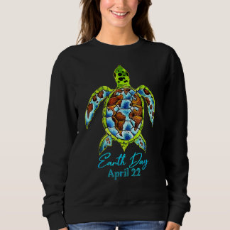 Sea Turtle Planet Kärlek World Environment Earth D T Shirt