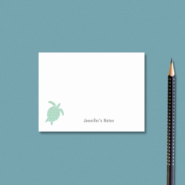 Sea Turtle Post-it Block (Sea Turtle Post-it Notes)