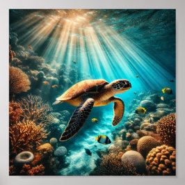Sea Turtle Poster