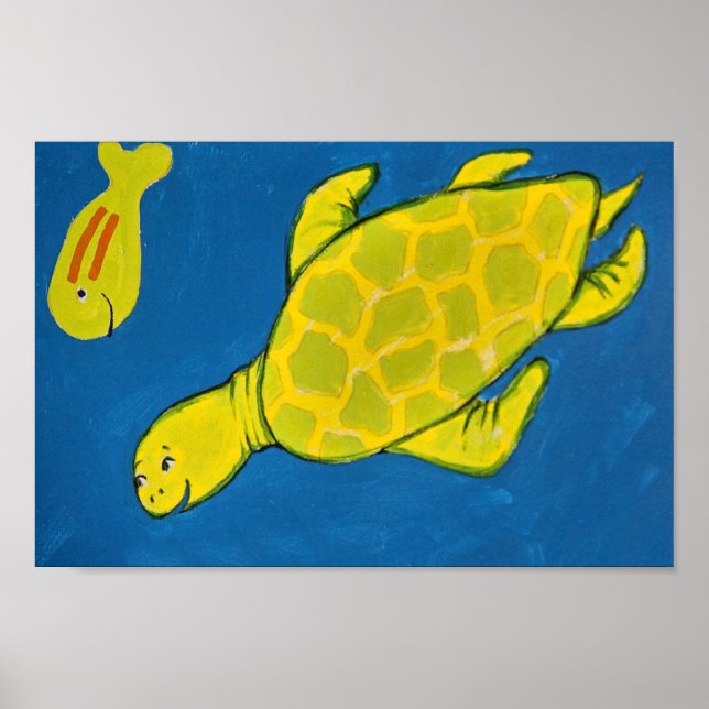 Sea Turtle Poster (Framsidan)