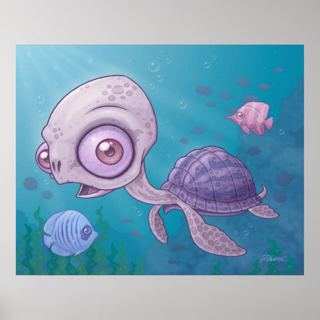 Sea Turtle Poster (Framsidan)