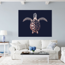 Sea Turtle Print | Skriv ut havssköldpaddsvägg Poster