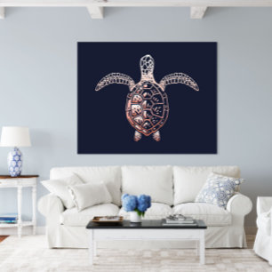 Sea Turtle Print Skriv ut havssköldpaddsvägg Poster
