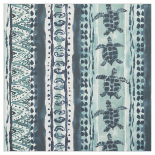 SEA TURTLE RAND Boho Kusten Tyg