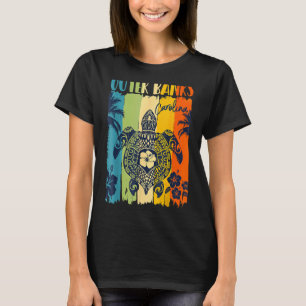 Sea Turtle Retro Outer Banker Carolina Theme Famil T Shirt