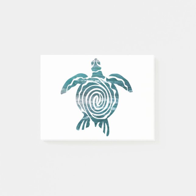 Sea Turtle Save The Turtle Post-it Block (Framsida)