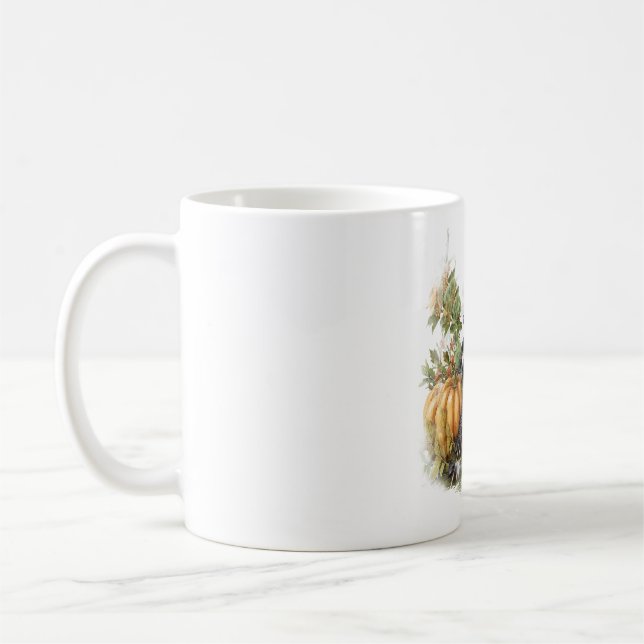 Sea Turtle Shirt Animals Autumn Pumpkin Kaffemugg (Vänster)