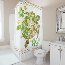 Sea Turtle Shower Curtain