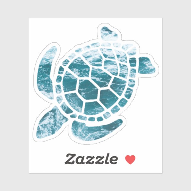 Sea Turtle Sticker Klistermärken (Ark)