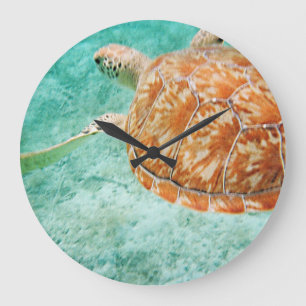 Sea Turtle Stor Klocka