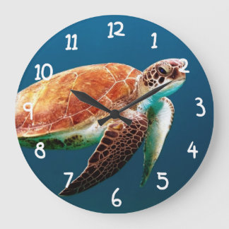 Sea Turtle Stor Klocka