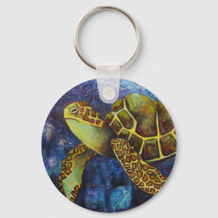 Sea Turtle, Struktur Art Products Nyckelring
