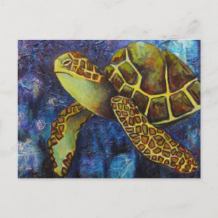 Sea Turtle, Struktur Art Products Vykort