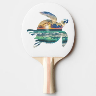 Sea Turtle Sunset Beach Golf Bollar Golf Boll Mark Pingisracket