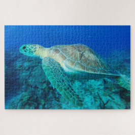 Sea Turtle Swimming 20"x30" Pussel